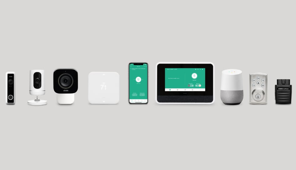 Vivint home security product line in Camden